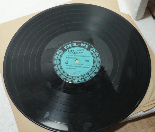 1959 RITCHIE VALENS: SELF TITLED Rare misprint LP Worn-Fair Del-Fi 1201 RnR - Imagen 8 de 11