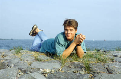 Dutch presenter actor and radio DJ Martijn Krabbe son of Dutch pro- Old Photo 10