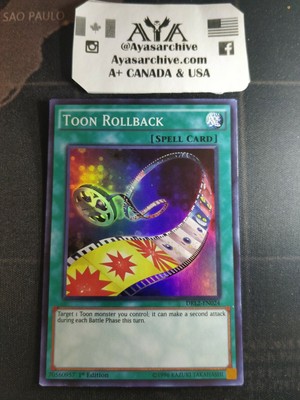 Toon Rollback Drl2 En024 Super Rare 1st Edition Nm Lp Yugioh Ebay