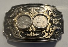 Coins Belt Buckle Nickels Coins 1989