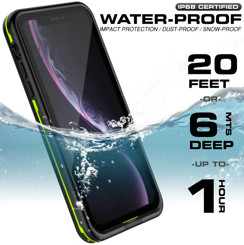 For Apple iPhone XR Xs Max Case Cover Waterproof Shockproof Dirtproof Snowproof - Image 4 of 4