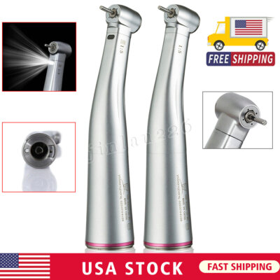 #ad Dental 1:5 Increasing Contra Angle LED Handpiece Fit NSK Electric Motor 1:4.2 $79.00