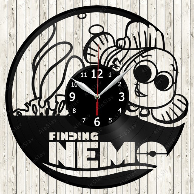 Finding Nemo Vinyl Record Wall Clock Decor Handmade 2129 eBay