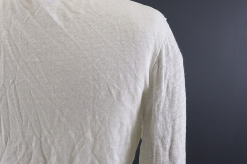 Claudie Pierlot Paris White Long Sleeve Lagenlook Jabot Blouse Shirt Size 3 - Picture 12 of 17