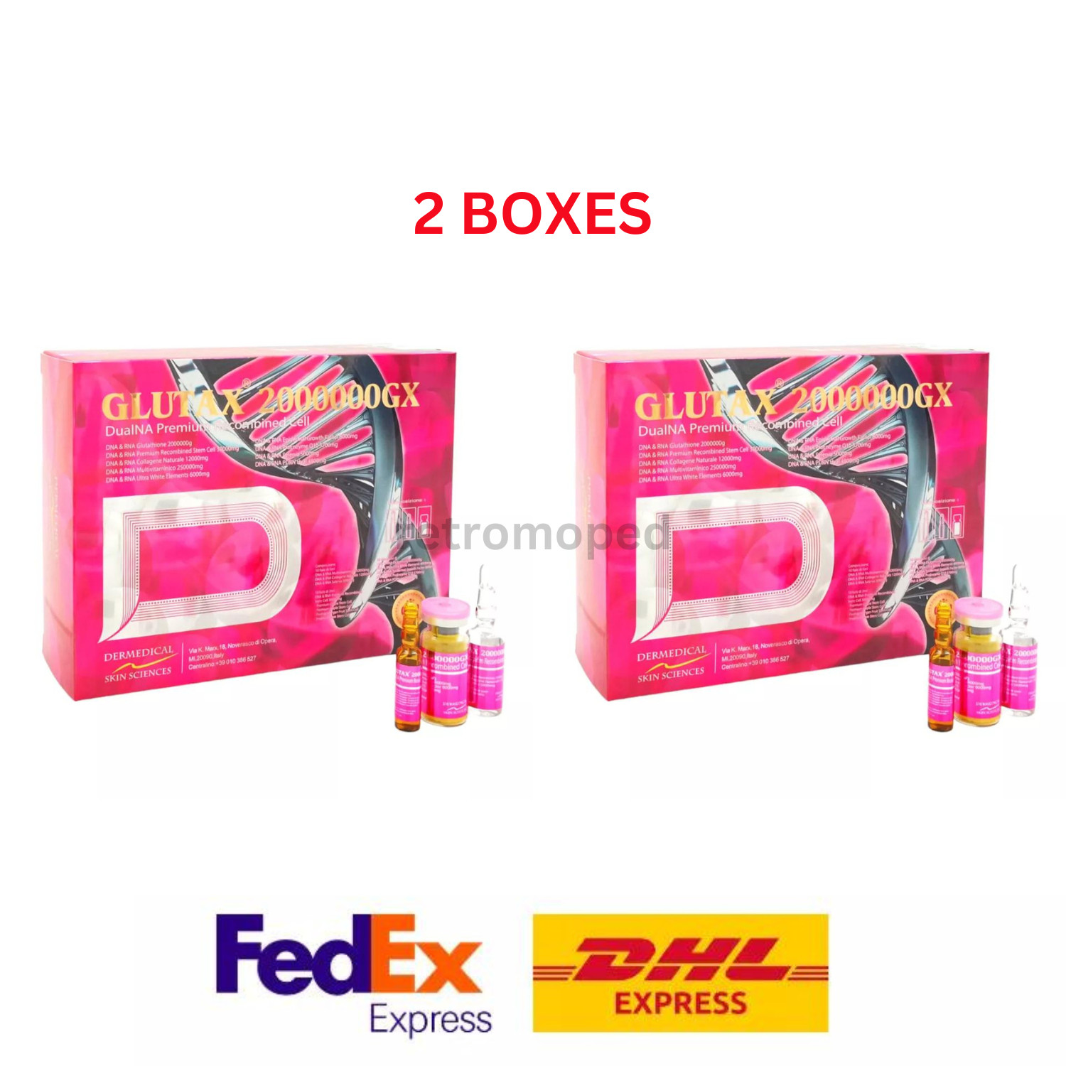 2 X Anti Aging Whitening Serum Recombined Cell - 100% ORIGINAL , EXP 05/2029