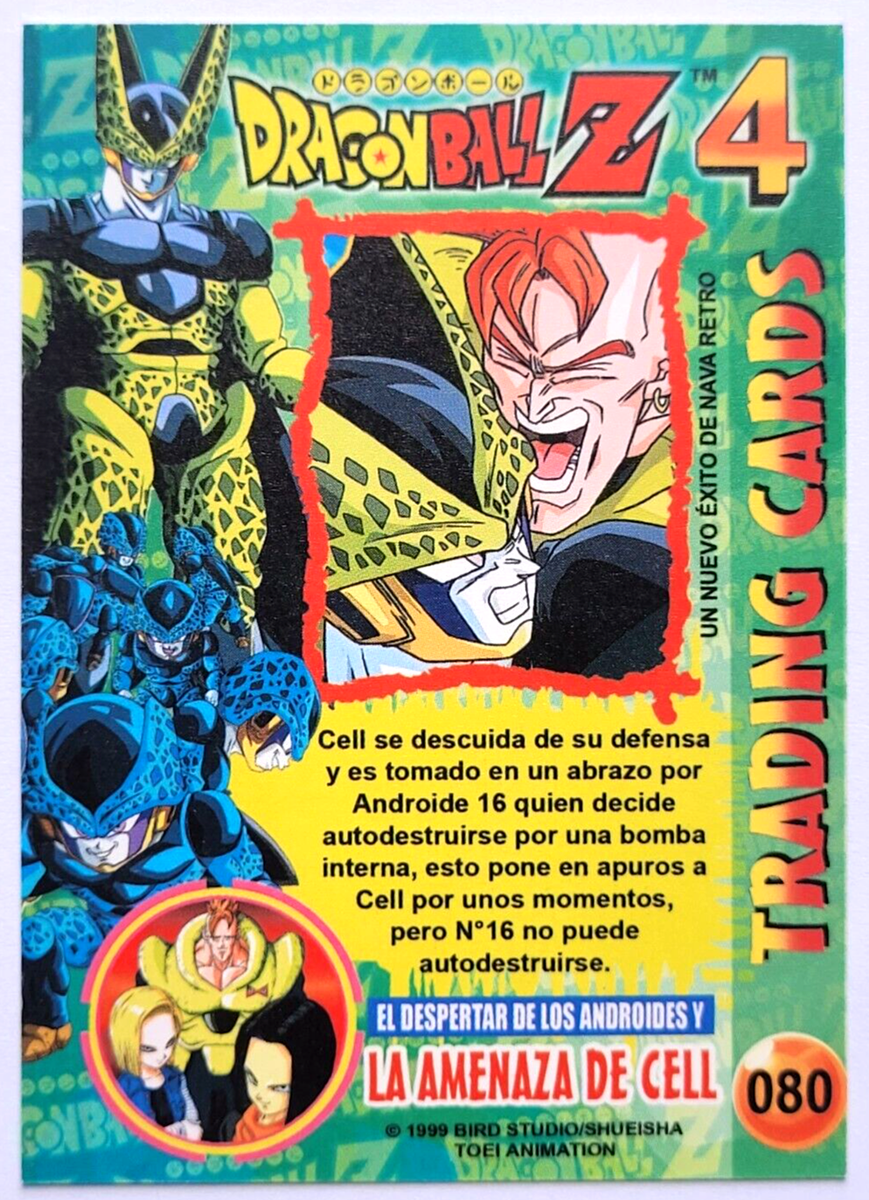 2023 DRAGON BALL Z4 #080 CELL ANDROID #16 GOHAN PERU Trading Cards