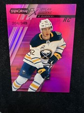 20-21 UD Synergy Hockey RC Purple Parallel FXR-CO Dylan Cozens /349