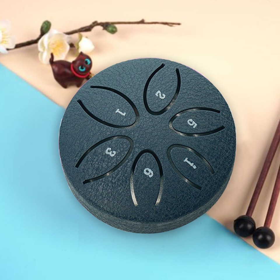 3 In 6 Notes Percussion Steel Drum Kit Handpan Drum Round Percussion