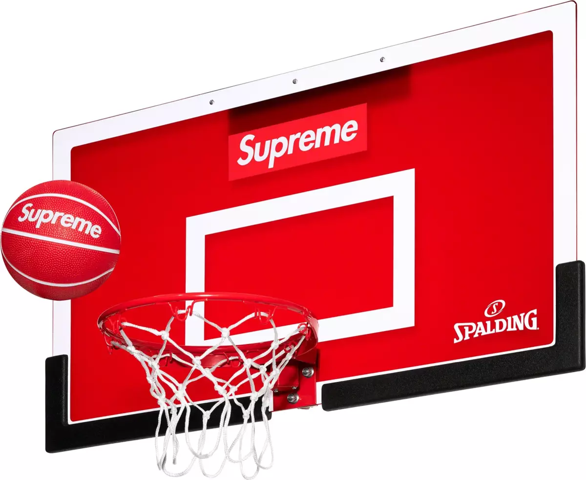 SUPREME®/SPALDING® MINI BASKETBALL HOOP