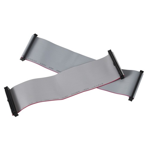 2pcs 2.54mm 40-Pin Female to Female IDE PATA Flat Ribbon Cable 20cm ...
