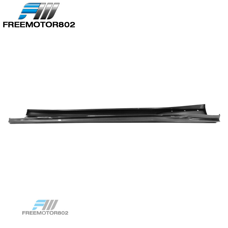 For 16-24 Chevrolet Camaro Rocker Style Side Skirts Panel Carbon Fiber Print 4PC