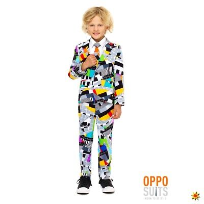 Kinder Opposuit Testival Gr 92 128 Anzug Testbild Motiv Fasching Festmode Ebay