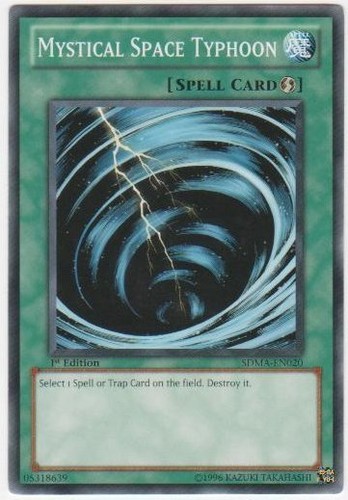 3x Mystical Space Typhoon Ultra Rare STAMPED RA05-EN112Rarity