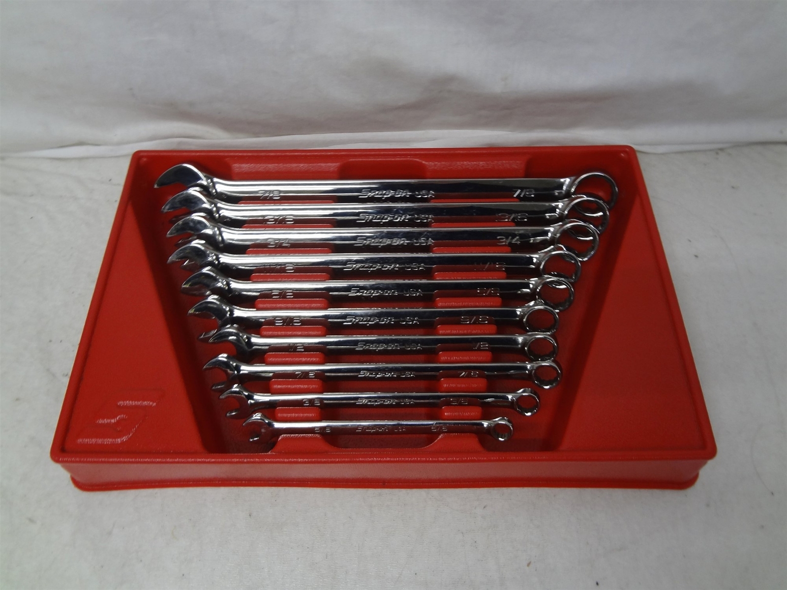 Snap On Tools SOEX710 10Pc SAE Flank Drive Plus Combination Wrench Set