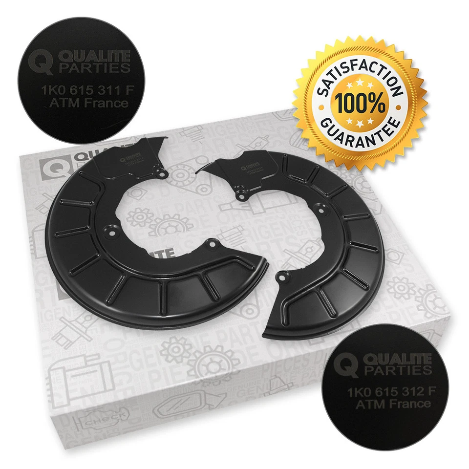 2x OEM ANKERBLECH SPRITZBLECH FÜR A3 VW GOLF 5 6 PASSAT B6 B7 VORNE LINKS RECHTS