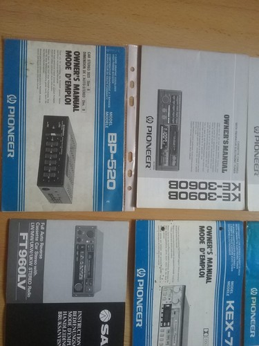Manual de instrucciones Pioneer BDA Kenwood Manual KE KEX DEH Sharp Sanyo Gelhard - Imagen 2 de 8