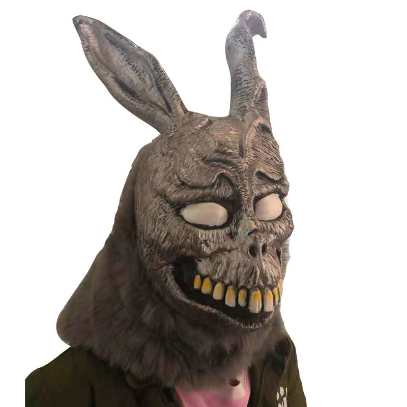 Donnie Darko FRANK The Bunny Rabbit MASK Overhead With Fur Adult Halloween Mask - Bild 4 von 4
