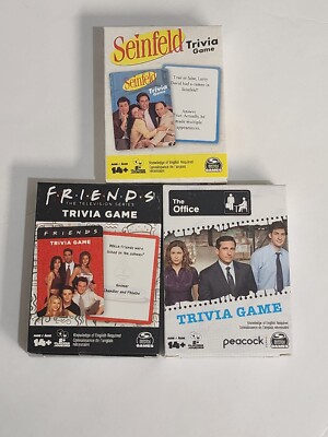 Spin Master Games: The Office, Friends Seinfeld tv trivia card game