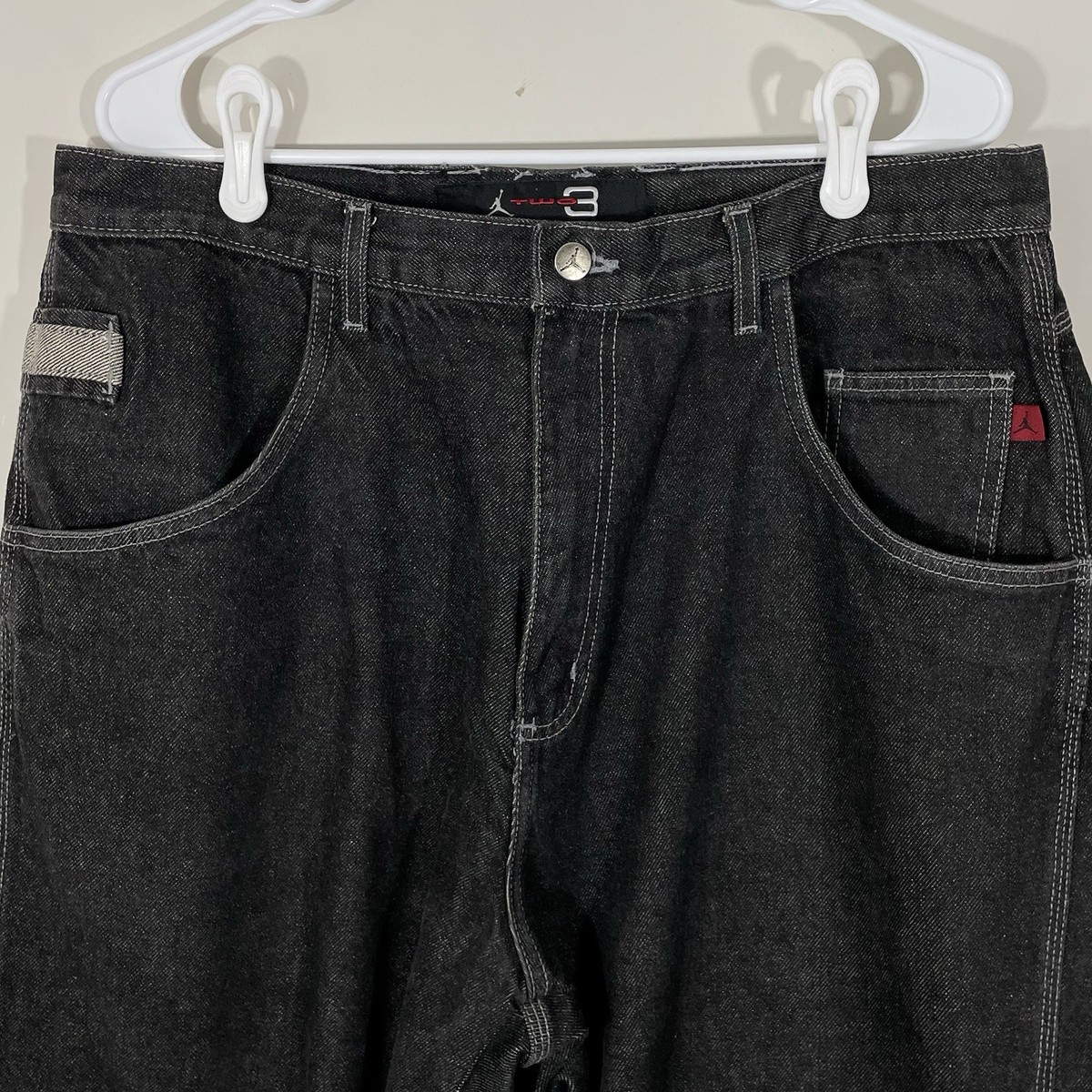 Vintage Air Jordan #23 Baggy Denim Jeans Mens 34x34 Jumpman Y2K