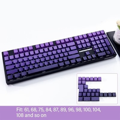 134Pcs Double Shot Keycaps Customs Keycap Set Dye Sub Side-lit Backlit Keycaps