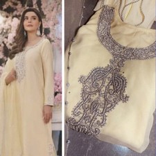 Pakistani Traditional Designer Chiffon Embroidered Patiala Shalwar  S 36