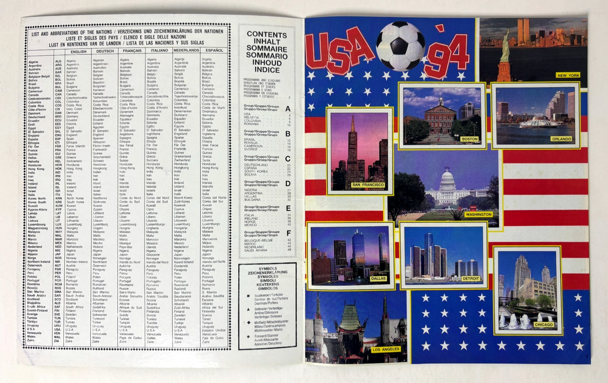 ALBUM FIFA World Cup USA 1994 PANINI MAGAZINE Complete Reprint