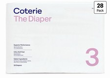 Coterie Size 3 Diapers, 25 CT