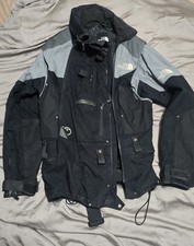 North Face Steep Tech Men  s Jacket SZ Large Black/Grey