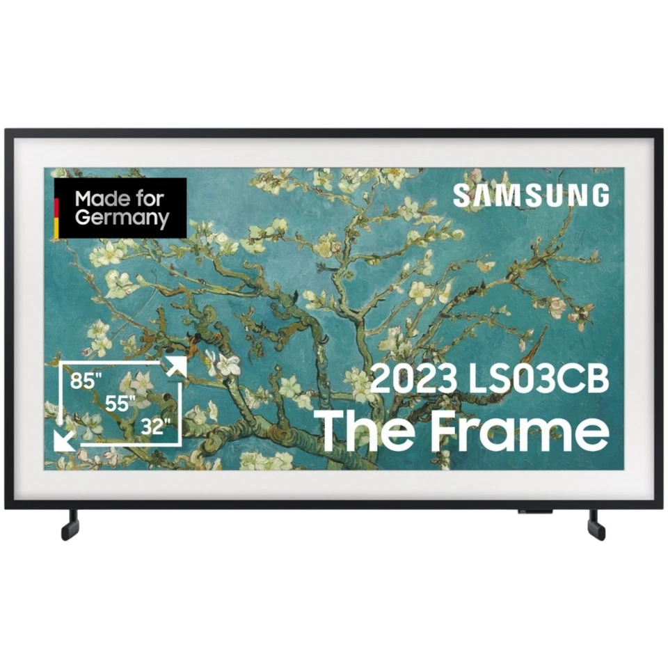 Samsung The Frame GQ-32LS03C 32 Zoll FullHD QLED Smart TV - Schwarz