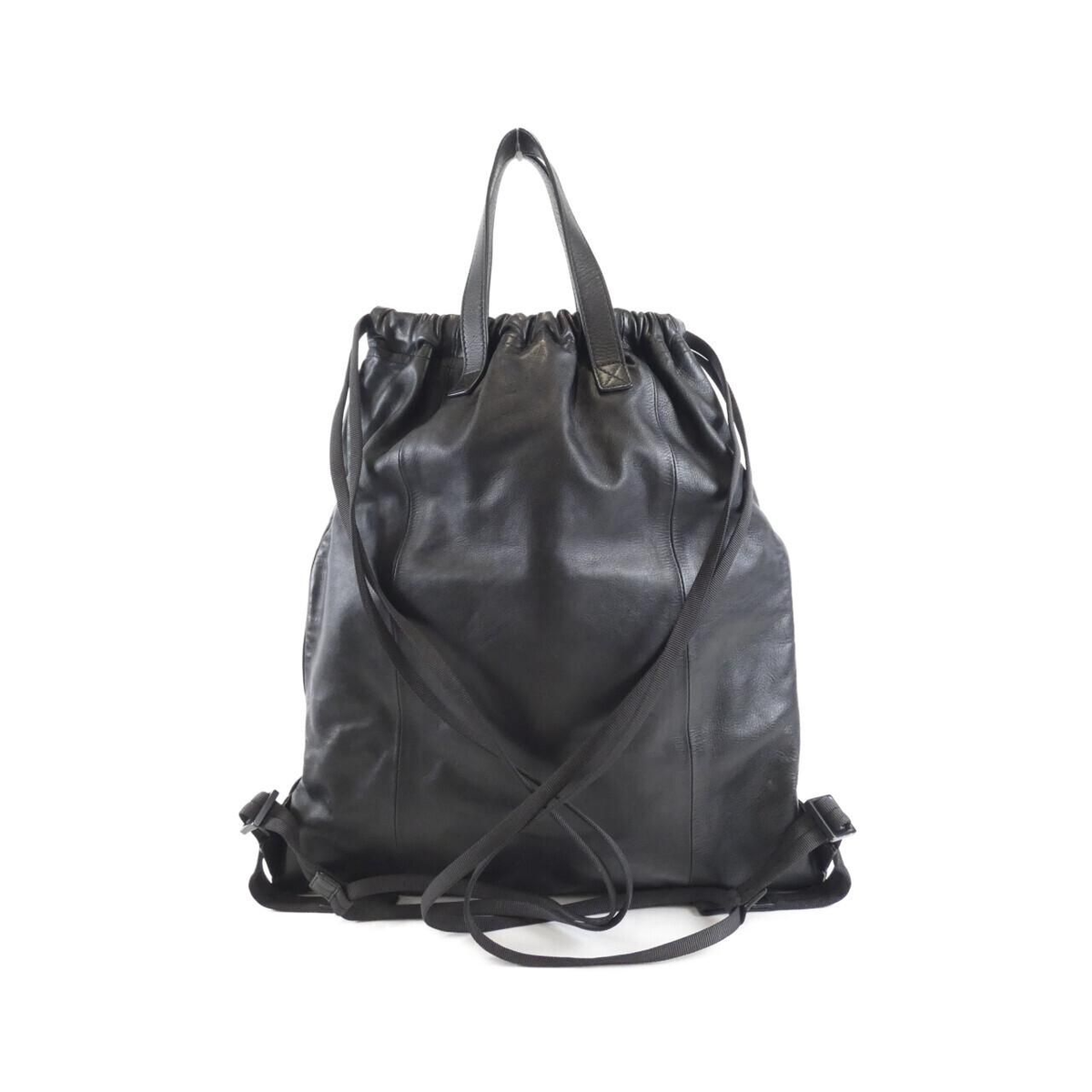 Bottega Veneta Bottega Veneta Leather Backpack 567222 Leather Backpack 567222 Bottega Veneta Bag Leggero Backpack Rucksack Ivory White  main image 2