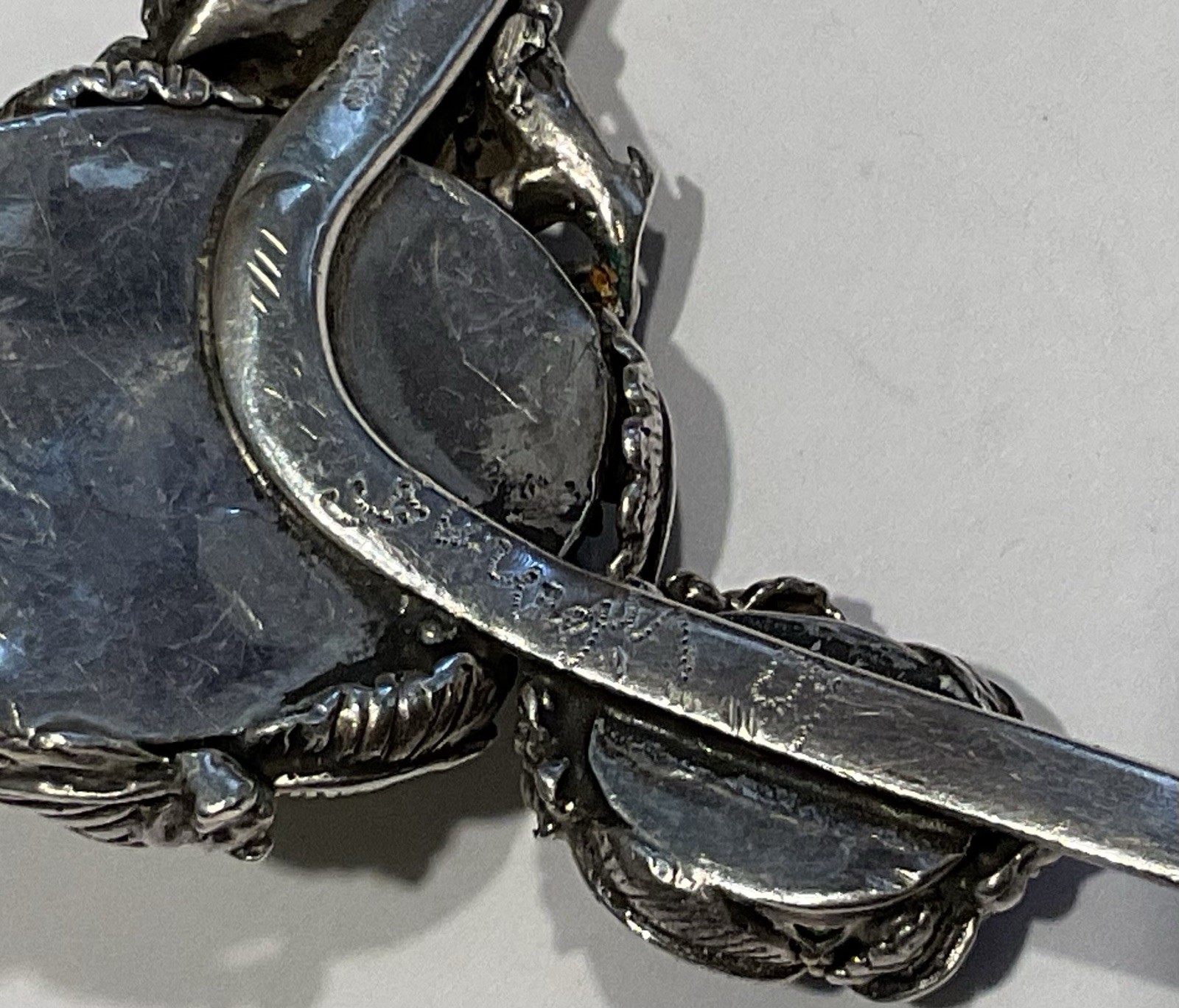 Signed Bob Stringer Sterling Silver Necklace - image 5