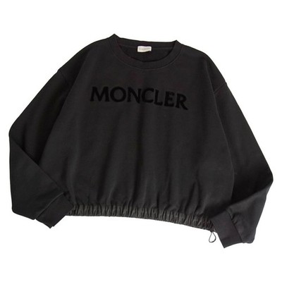 Moncler 2023 Pullover Sweatshirt Long Sleeve Draw Cord Logo Top Used MOLO-0