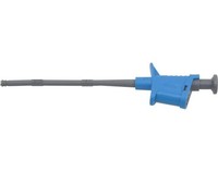 Donau Elektronik Profi KlemmprüFspitze Blau / 6007