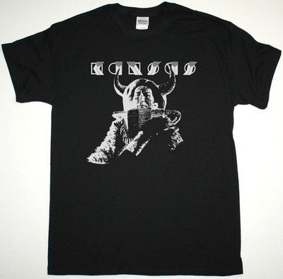 Vtg KANSAS Band MONOLITH Album Heavy Cotton Black Shirt All Size For Men EN54