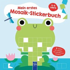 Mein erstes Mosaik-Stick*rbuch 4-6 Jahre (Cover Frosch) | Taschenbuch | 32 S.