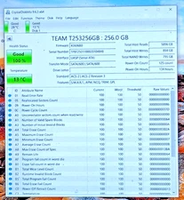 T253A3256G0C101 TEAMGROUP AX2 256GB 3D NAND TLC 2.5" SATA Solid State Drive