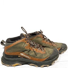 Merrell Moab Speed Mid GTX Shoes Mens Size 10.5 Hiking Gore-Tex Vibram J135411