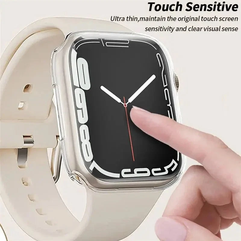 For Screen Protector For Apple Watch Case iwatch Rubber Wearable Smart Watch - Image 3 of 3