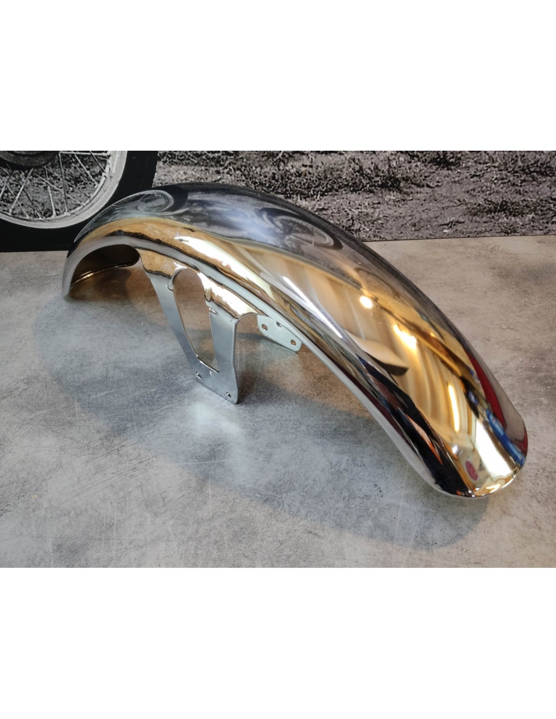 Garde-boue avant chromé HONDA CM125C 82-99, le retour du style custom vintage avec la pièce NOS