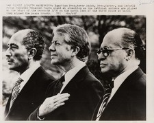 A37 A3701 Anwar Sadat Jimmy Carter Menachem Begin Egypt Israel Peace Treaty