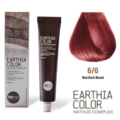BBcos Earthia Color Nathue Complex 6/6 Red Dark Blond 100ml
