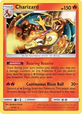 Charizard - 14/181 - Pokemon Team Up Sun & Moon Non-Holo NM