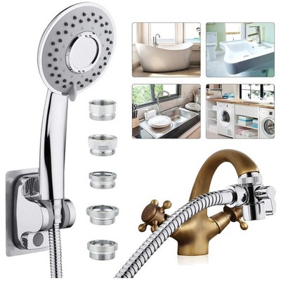 Faucet Extension with 5 Adapters - Home Improvement Set