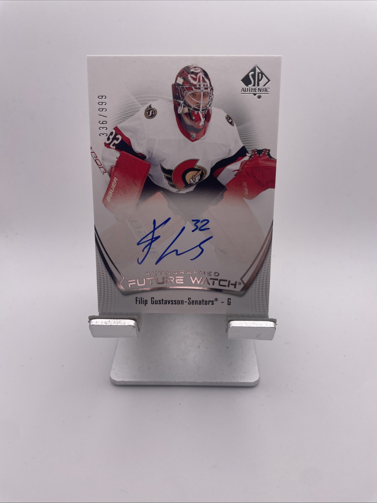 2021-22 Upper Deck Sp Authentic - Future Watch Auto /999 Filip Gustavsson #148