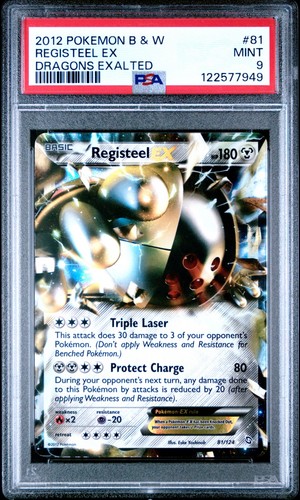 Registeel-EX graded PSA 9 for sale on eBay