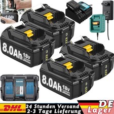4X Für Makita Akku 18V 6Ah 5Ah 8Ah 9Ah 12Ah BL1860B BL1850B BL1840B BL1830B LTX