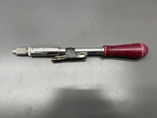 (L) VINTAGE STANLEY YANKEE NO. 31A SPIRAL RATCHET SCREWDRIVER W 4 BITS VGC USA