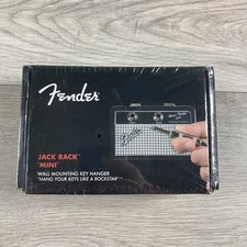 Fender Guitar Amp Mini Wall Mount Key Holder Jack Rack Brand New