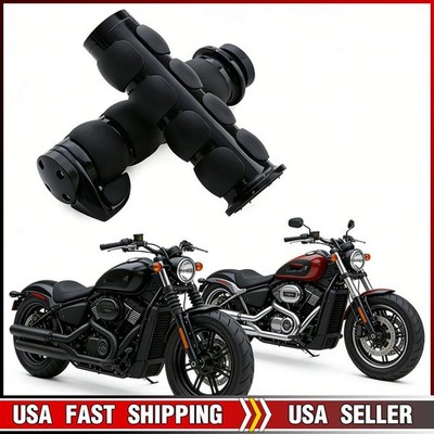 1'' Hand Grips Handlebar w/ Throttle For Harley Bad Boy Blackline  Electra Glide