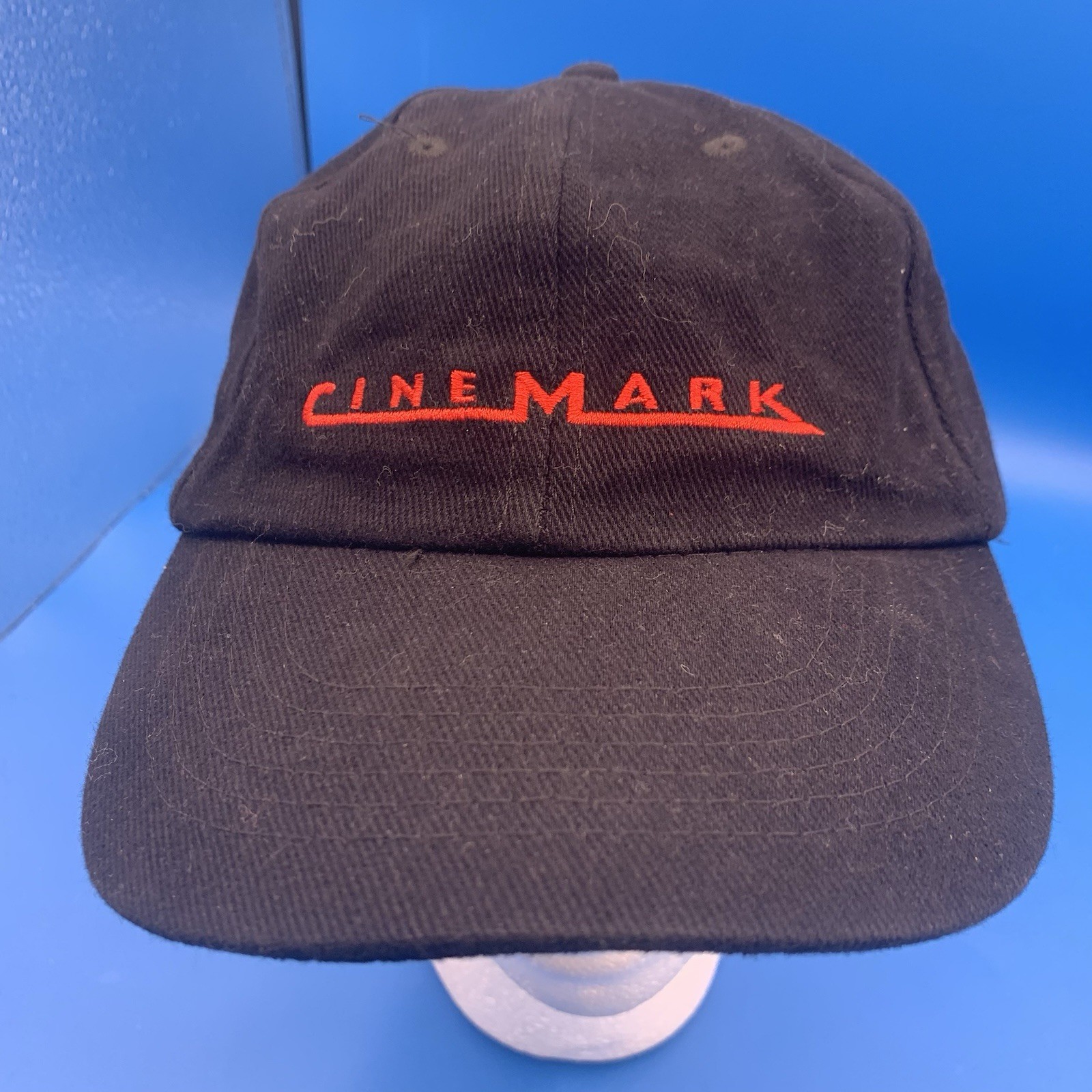CINEMARK Movie Theater Employee Team Hat Cap Strapback Adjustable Black Mens